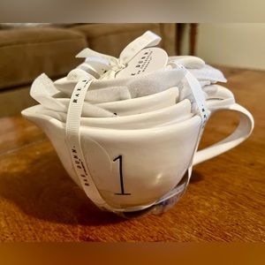NEW RAE DUNN White Measuring Cups